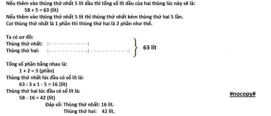 toan-lop-3-hai-thung-co-58-lit-dau-neu-them-vao-thung-thu-nhat-5-lit-thi-thung-thu-nhat-co-so-da