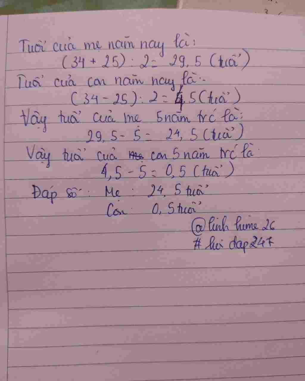 toan-lop-3-tong-cua-hai-me-con-nam-nay-la-34-tuoi-biet-me-nhieu-hon-con-25-tuoi-tinh-tuoi-cua-me