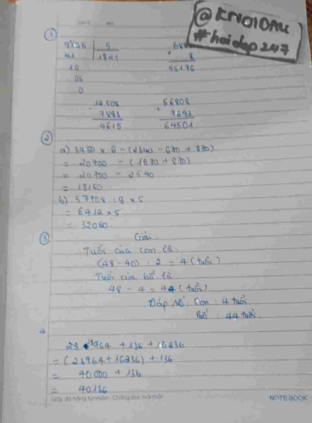toan-lop-4-bai-1-dat-tinh-roi-tinh-9105-5-6897-8-12-508-7893-56808-7693-bai-2-tinh-gia-tri-bieu