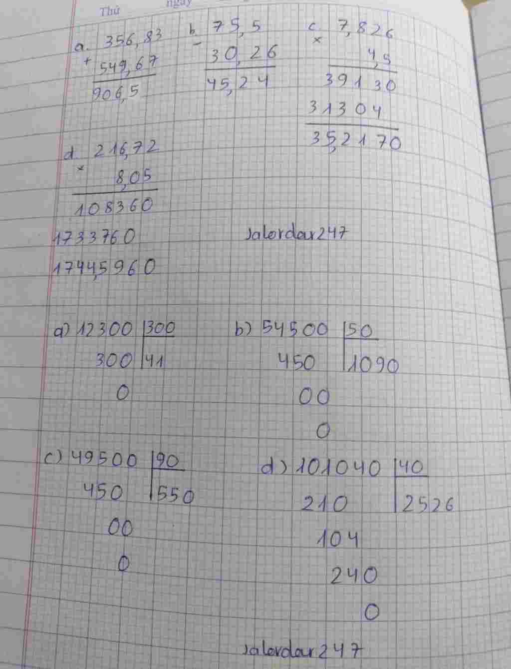 toan-lop-4-bai-1-tinh-a-12300-300-b-54500-50-c-49500-90-d-101040-40-bai-2-t