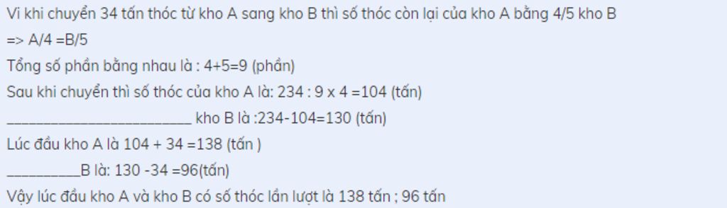 toan-lop-4-ca-hai-kho-thoc-co-234-tan-thoc-neu-chuyen-34-tan-thoc-tu-kho-a-sang-kho-b-thi-so-tho