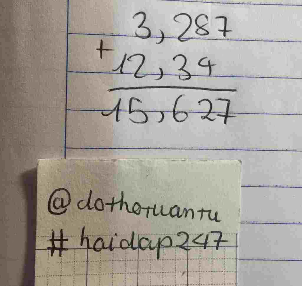 Toán Lớp 5: 3,287+12,34=??? làm ra giấy nhaaaa toan-lop-5-3-287-12-34-lam-ra-giay-nhaaaa