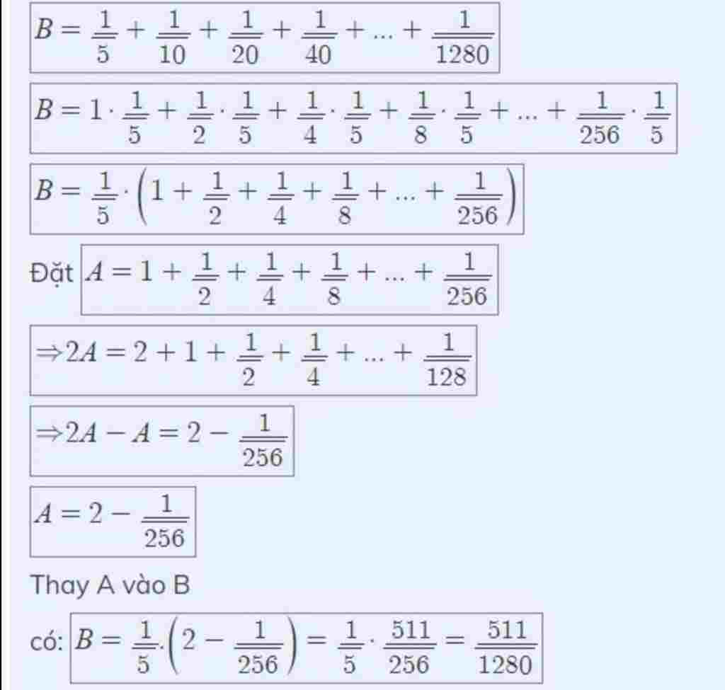 toan-lop-5-bai-1-tinh-nhanh-frac-1-5-frac-1-10-frac-1-20-frac-1-40-ldots-frac-1-1280-bai-2-tim-y