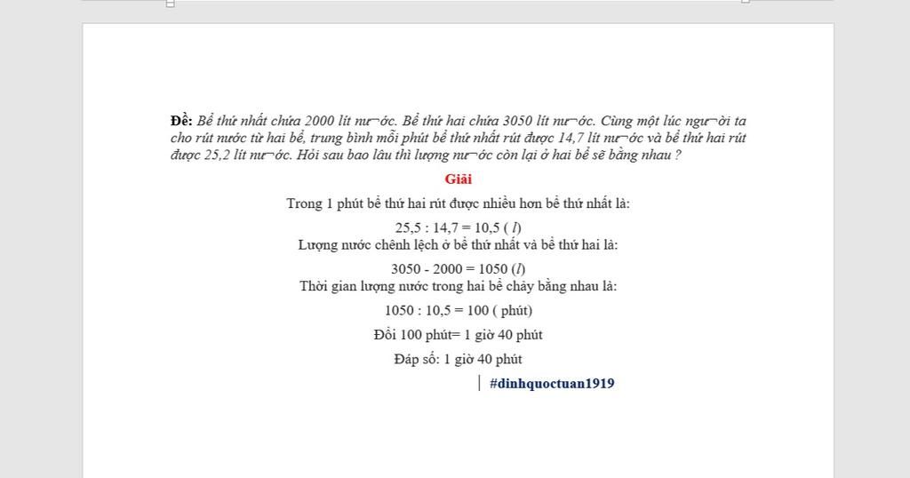 toan-lop-5-be-thu-nhat-chua-2000-lit-nu-oc-be-thu-hai-chua-3050-lit-nu-oc-cung-mot-luc-ngu-oi-ta