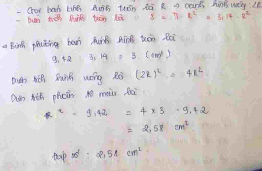 toan-lop-5-cho-hinh-ben-biet-dien-tich-hinh-tron-la-9-42cm2-tinh-dien-tich-hinh-vuong-abcd-biet