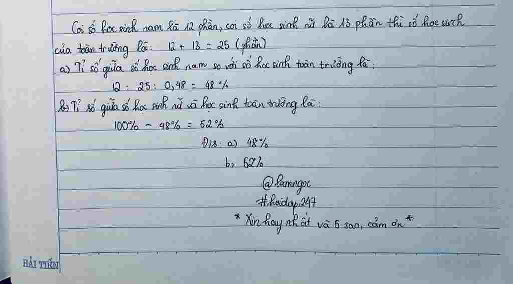 toan-lop-5-ti-so-giua-so-hoc-sinh-nam-va-nu-cua-mot-truong-tieu-hoc-la-12-13-tinh-a-ti-so-phan-t