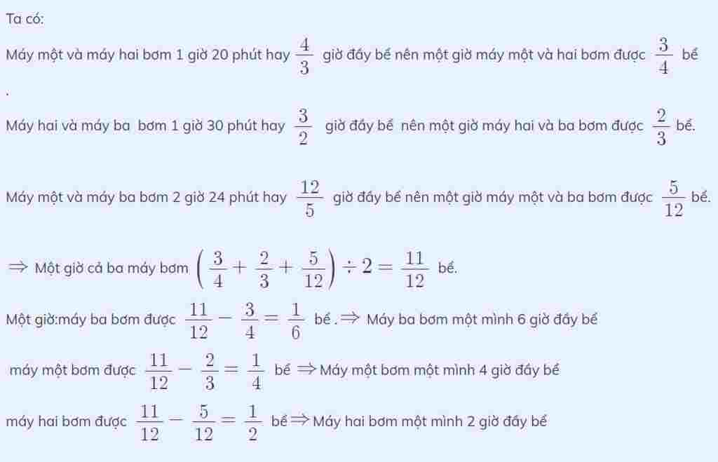 toan-lop-6-ba-may-bom-cung-bom-vao-mot-be-lon-neu-dung-ca-may-mot-va-may-hai-thi-sau-1-gio-20-ph
