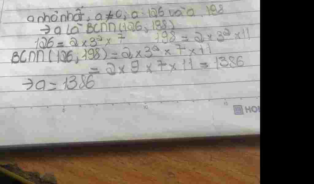toan-lop-6-bai-1-tim-so-tu-nhien-a-nho-nhat-khac-0-biet-a-chia-het-cho-126-va-a-chia-het-cho-198