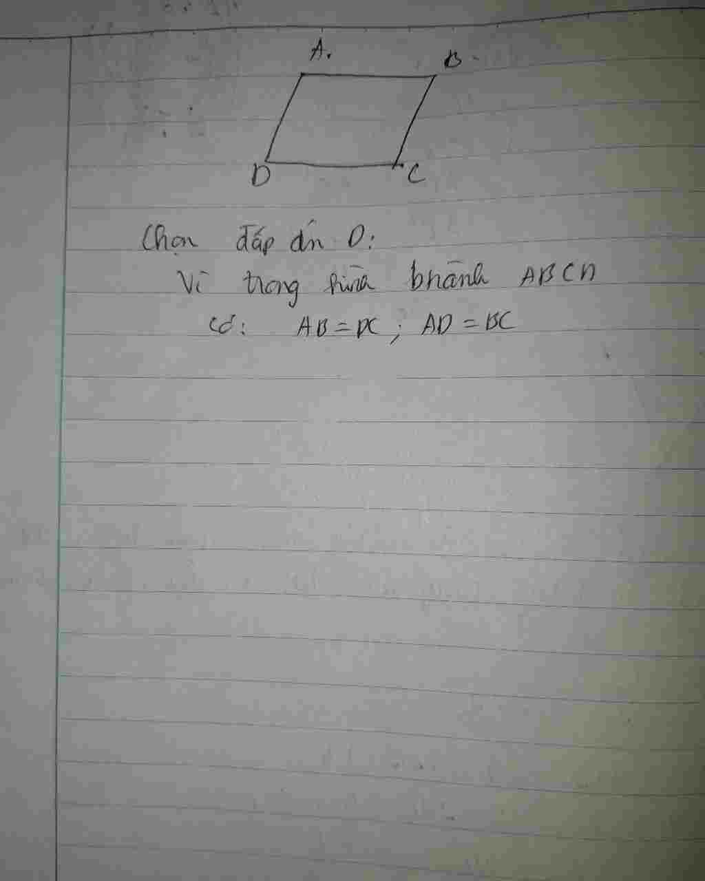toan lop 6 cau 8 hinh binh hanh abcd khong co dac diem nao duoi day a ab cd ad bc b ab song song toan-lop-6-cau-8-hinh-binh-hanh-abcd-khong-co-dac-diem-nao-duoi-day-a-ab-cd-ad-bc-b-ab-song-song