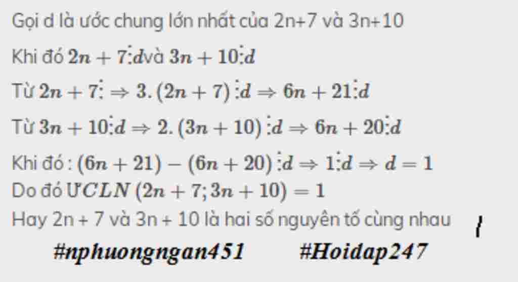 toan-lop-6-chung-to-2n-7-va-3n-10-la-hai-so-nguyen-to-cung-nhau-gap-lam-giup-minh-vs-hua-ctlhn-a
