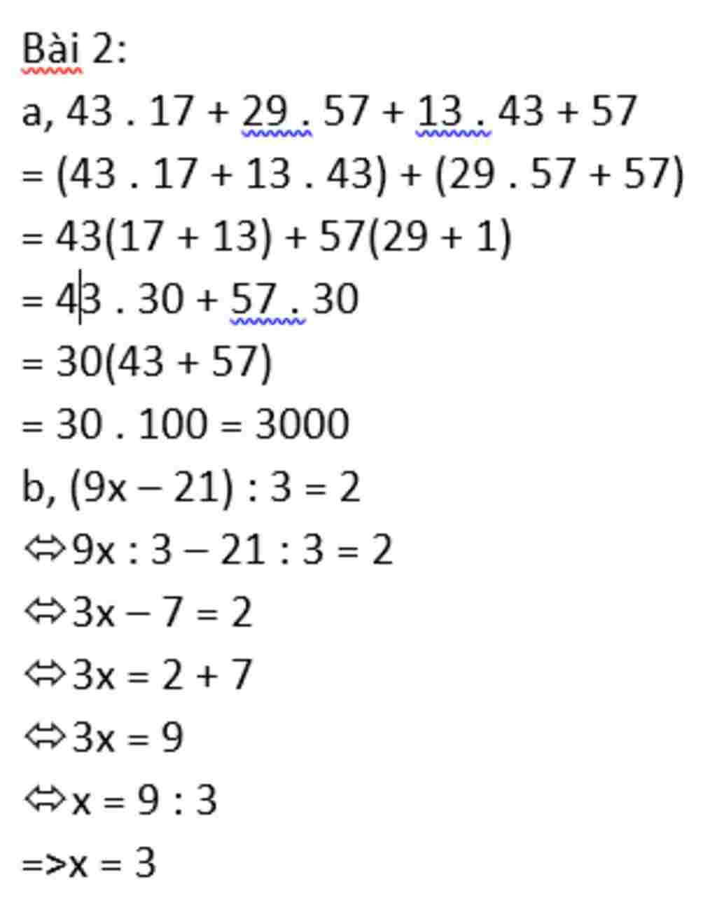 toan-lop-6-giup-em-giai-voi-a-bai-2-tinh-nhanh-a-43-17-29-57-13-43-57-b-9-21-3-2-c-53-9-53-d-91