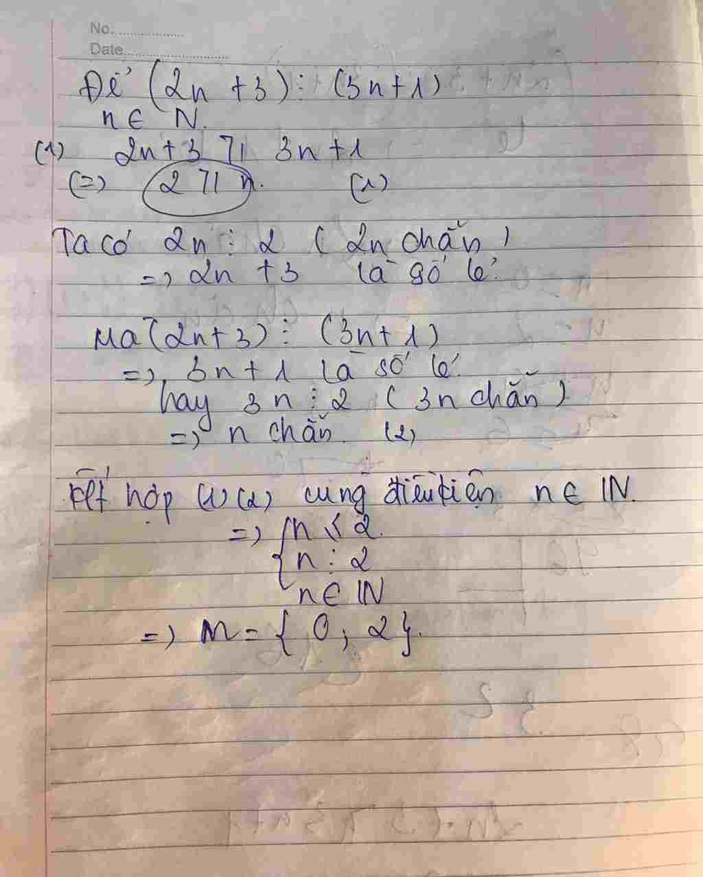 toan lop 6 ket qua cua so tu nhien n de so 2n 3 chia het cho 3n 1 la n thuoc toan-lop-6-ket-qua-cua-so-tu-nhien-n-de-so-2n-3-chia-het-cho-3n-1-la-n-thuoc