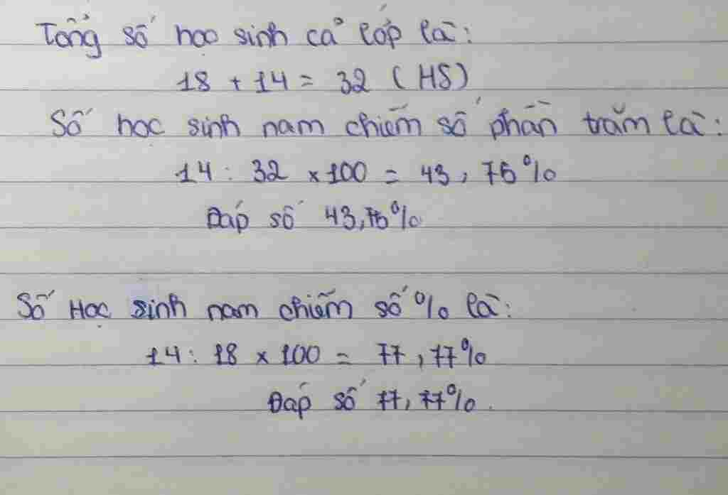 toan-lop-6-lop-5a-co-18-hoc-sinh-nu-va-14-hoc-sinh-nam-hoi-so-hoc-sinh-nam-chiem-bao-nhieu-phan