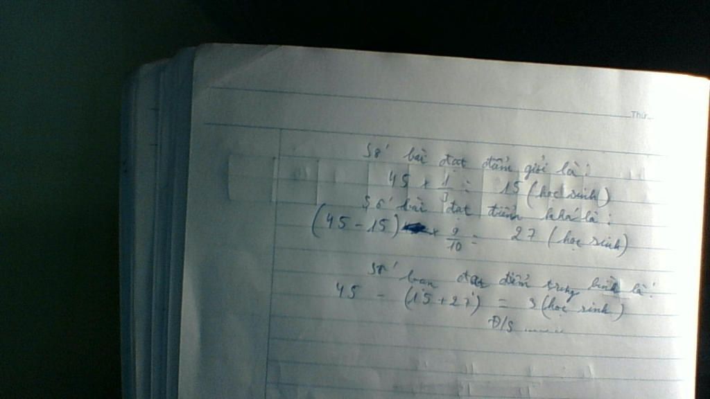 toan-lop-6-mot-lop-co-45-hoc-sinh-khi-tra-bai-kiem-tra-so-bai-dat-diem-gioi-bang-1-3-tong-so-bai