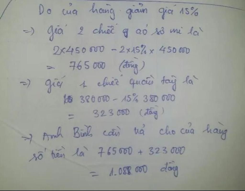 toan-lop-7-bai-14-mot-cua-hang-co-chuong-trinh-giam-gia-20-hoi-ban-lan-mua-cai-ao-co-gia-niem-ye