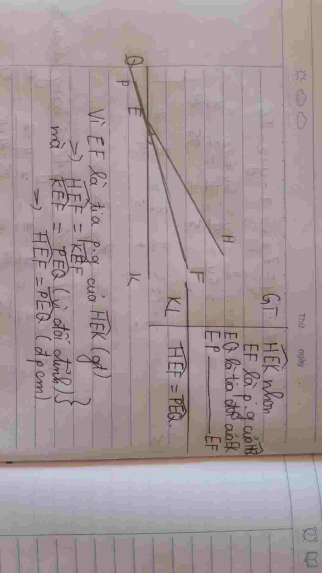 toan-lop-7-bai-2-cho-hek-nhon-va-ef-la-tia-phan-giac-cua-hek-ve-tia-eq-la-tia-doi-cua-tia-ek-va