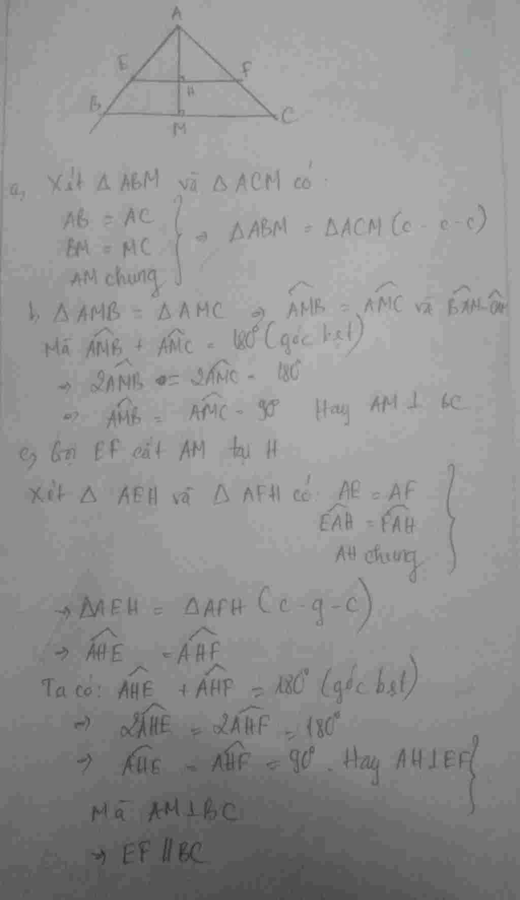 toan-lop-7-bai-2-cho-tam-giac-abc-co-ab-ac-lay-m-la-trung-diem-bc-a-chung-minh-abm-acm-b-tren-ca