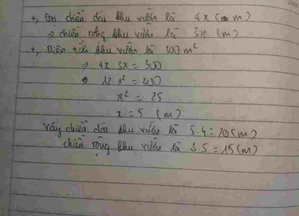 toan-lop-7-bai-3-mot-khu-vuon-hinh-chu-nhat-co-dien-tich-la-300m2-hai-canh-ti-le-voi-4-va-3-tinh