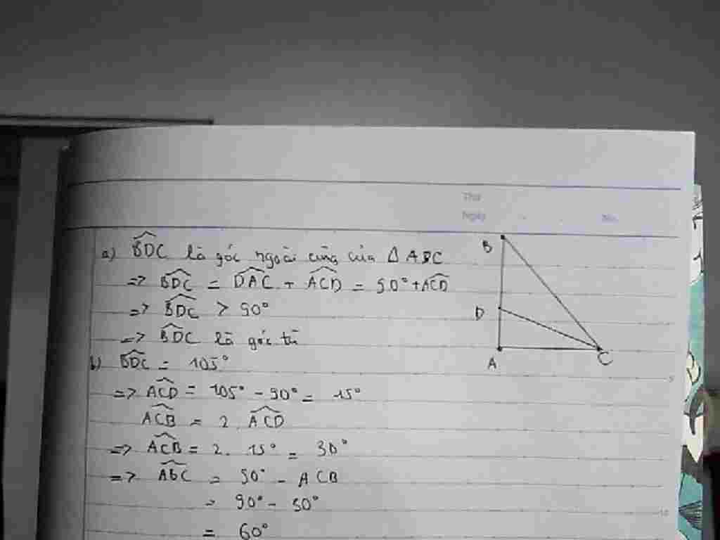 toan-lop-7-bai-5-cho-tam-giac-abc-vuong-tai-a-phan-giac-cd-a-chung-minh-rang-goc-bdc-la-goc-tu-b