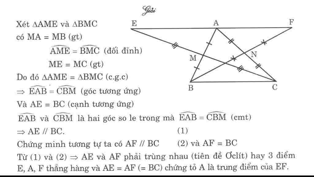 toan-lop-7-bai-9-cho-tam-giac-abc-goi-m-n-lan-luot-la-trung-diem-cua-ab-ac-tren-tia-doi-cua-tia