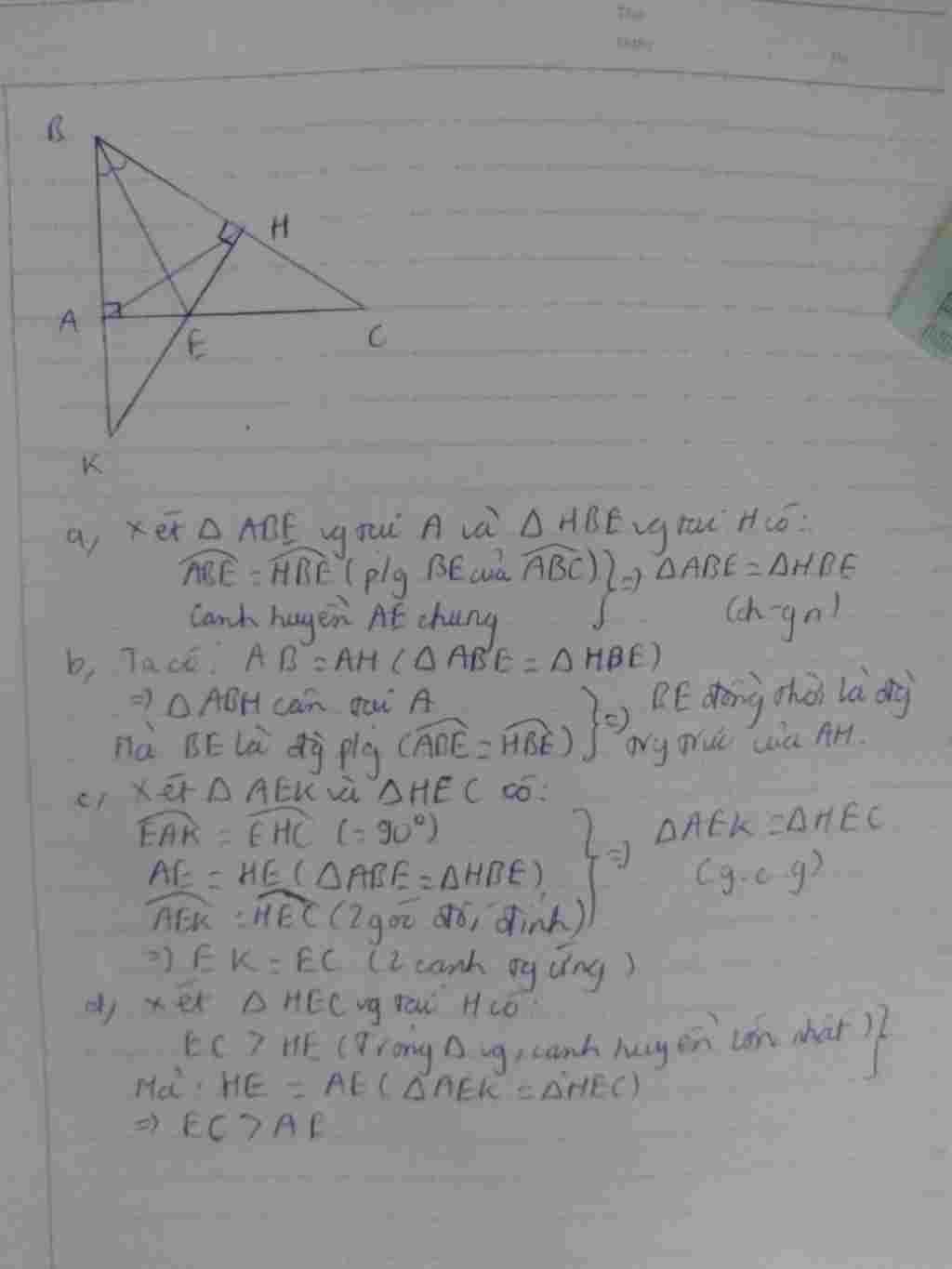 toan-lop-7-bai-9-cho-tam-giac-abc-vuong-tai-a-duong-phan-giac-be-ke-eh-vuong-goc-voi-bc-goi-k-la
