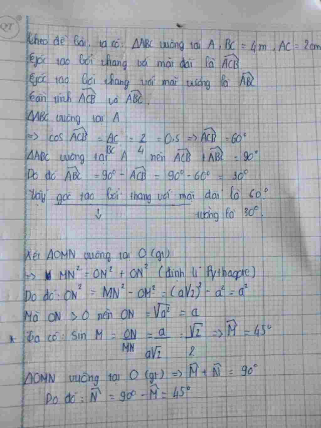 toan-lop-7-btvn-1-giai-tam-giac-omn-vuong-tai-o-biet-rang-om-a-mn-a-2-2-mot-cai-thang-dai-4m-dan