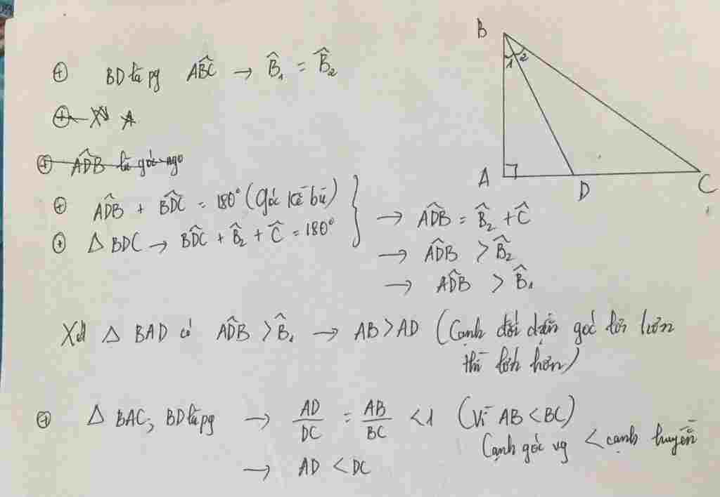 toan-lop-7-cau-12-cho-tam-giac-abc-vuong-tai-a-ve-phan-giac-bd-so-sanh-ab-va-ad-ad-va-dc-trac-ng