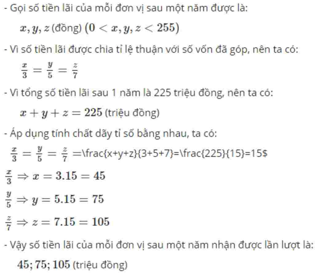 toan-lop-7-cau-2-2-diem-ba-don-vi-kinh-doanh-gop-von-theo-ti-le-3-5-7-hoi-moi-don-vi-sau-mot-nam