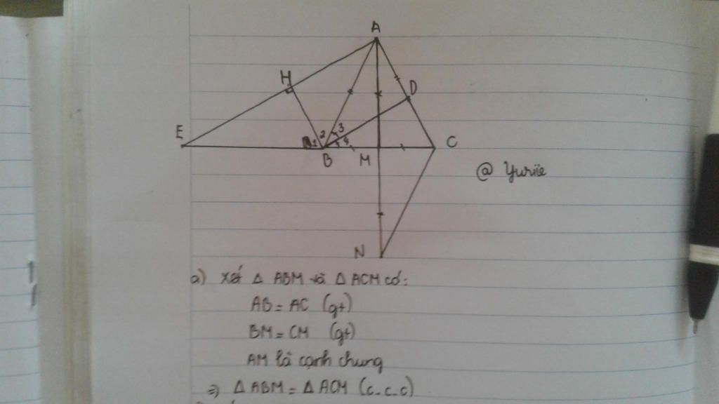 toan-lop-7-cho-abc-co-hai-canh-ab-ac-goi-m-la-trung-diem-cua-canh-bc-a-chung-minh-abm-acm-b-tren