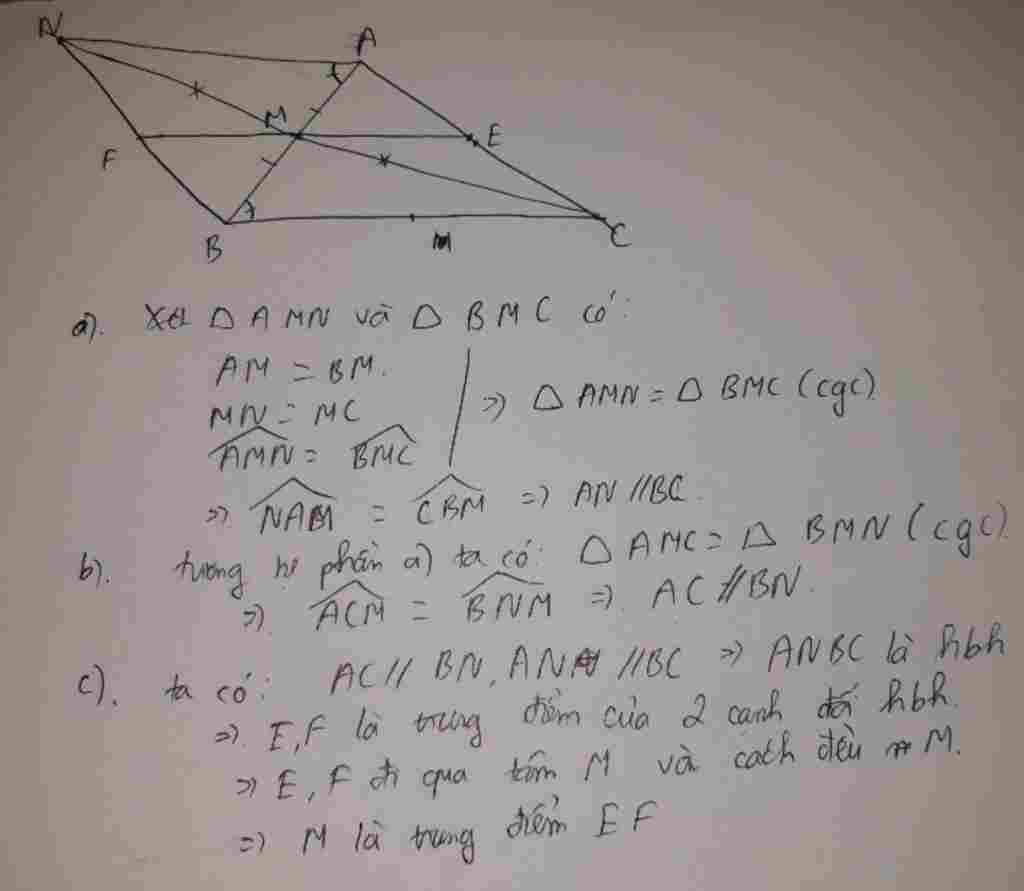 toan-lop-7-cho-abc-nhon-ab-ac-va-diem-m-la-trung-diem-cua-canh-ab-tren-tia-doi-cua-tia-mc-lay-di
