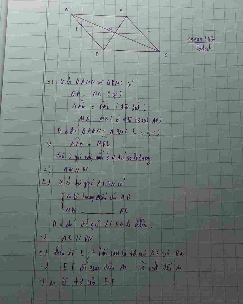 toan-lop-7-cho-abc-nhon-ab-ac-va-diem-m-la-trung-diem-cua-canh-ab-tren-tia-doi-cua-tia-mc-lay-di