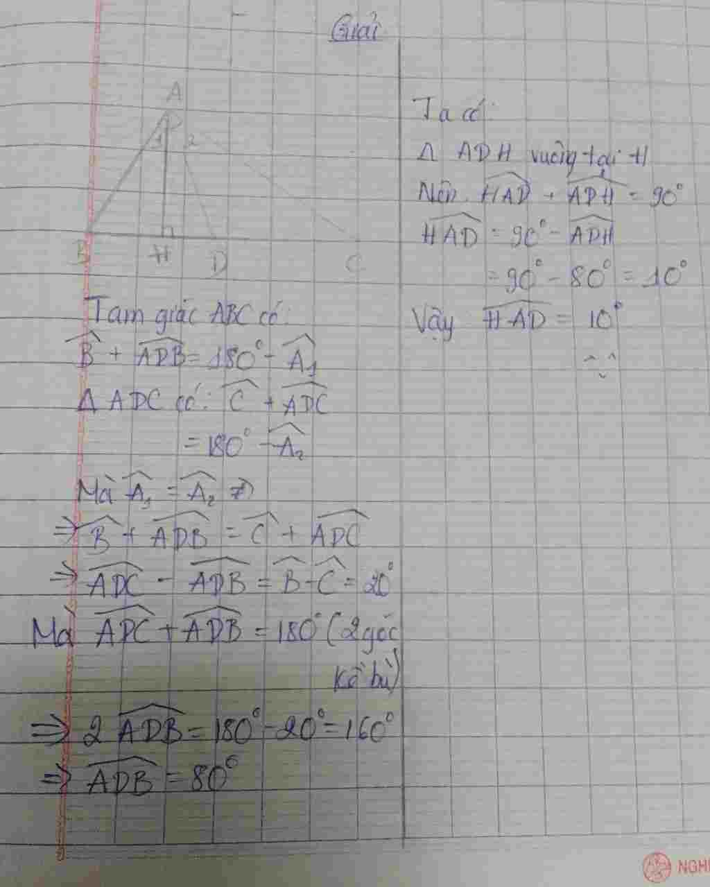 toan-lop-7-cho-deltaabc-co-hat-b-hat-c-20-o-tia-phan-giac-cua-hat-a-cat-bc-tai-d-ke-ah-bc-tinh-h