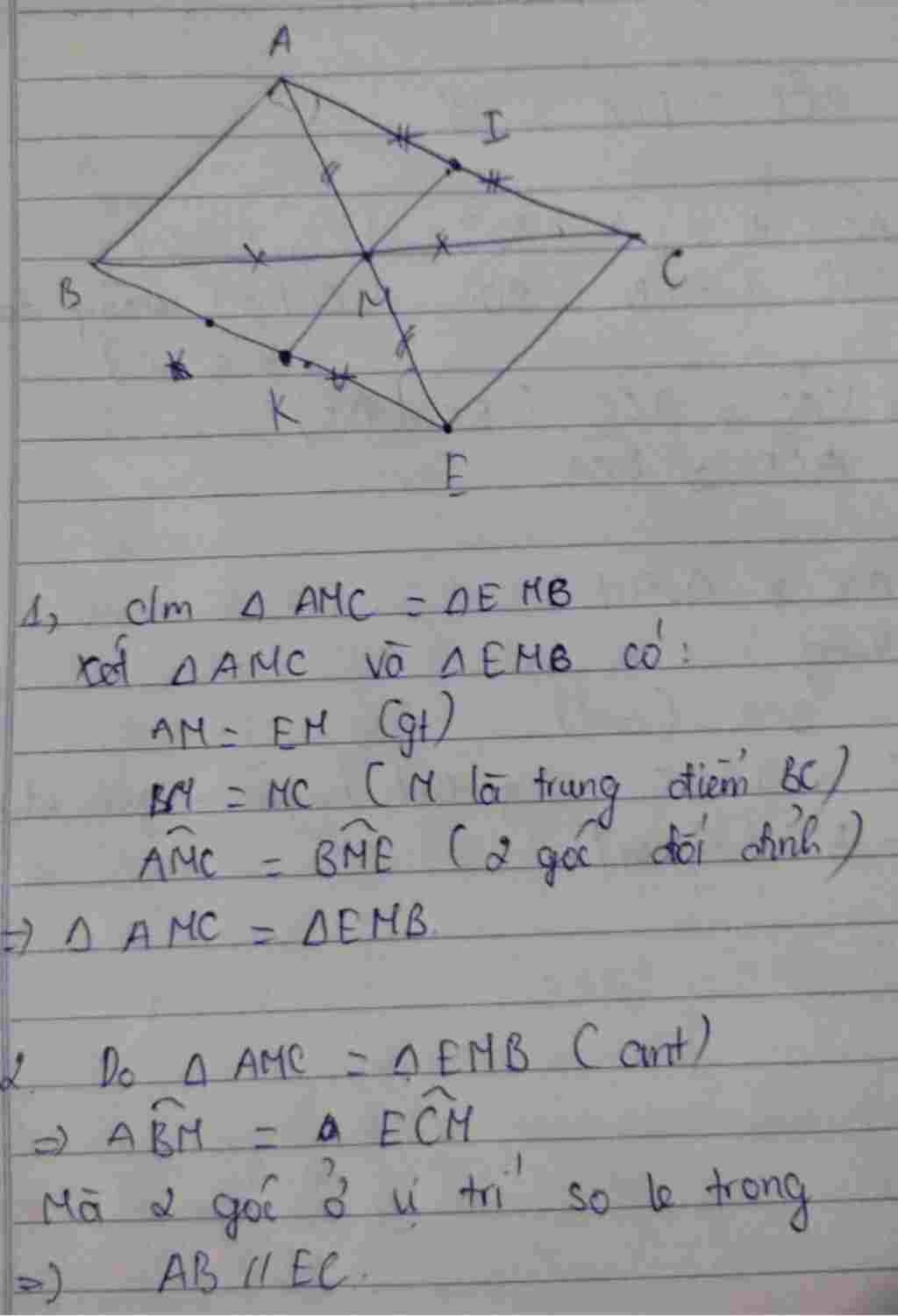 toan-lop-7-cho-tam-giac-abc-co-ab-ac-goi-m-la-trung-diem-cua-bc-a-chung-minh-rang-amc-amb-b-tren