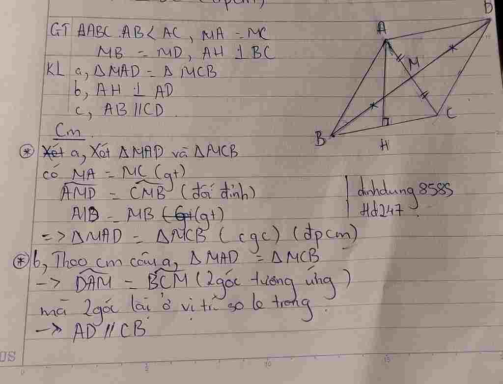 toan-lop-7-cho-tam-giac-abc-co-ab-ac-goi-m-la-trung-diem-cua-cua-ac-tren-tia-doi-cua-tia-bm-lay