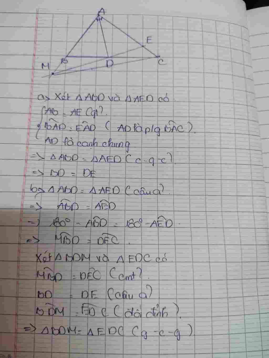 toan-lop-7-cho-tam-giac-abc-co-ab-ac-tia-phan-giac-ad-tren-tia-doi-ac-lay-diem-e-sao-cho-ae-ab-a