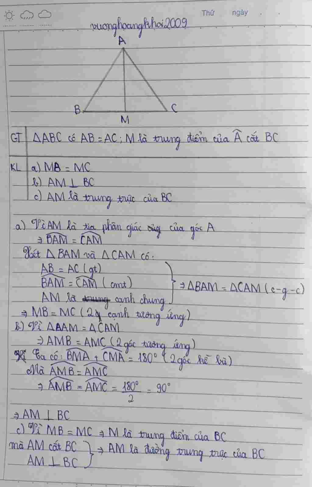 toan-lop-7-cho-tam-giac-abc-co-ab-ac-va-a-90do-tia-phan-giac-cua-goc-a-cat-bc-o-m-chung-minh-ran