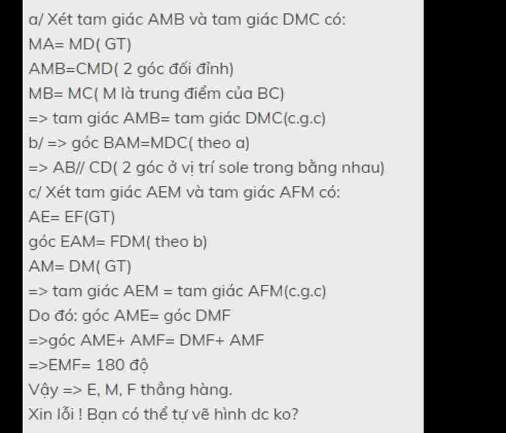 toan-lop-7-cho-tam-giac-abc-co-ba-goc-nhon-ab-ac-m-la-trung-diem-cua-bc-tren-tia-am-lay-diem-d-s