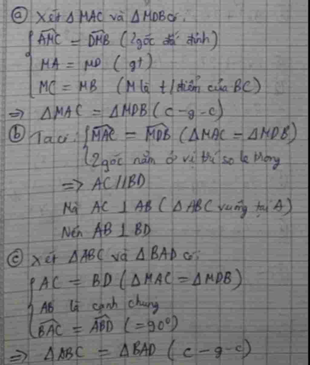 toan-lop-7-cho-tam-giac-abc-co-canh-canh-ab-ac-m-la-trung-diem-cua-bc-a-chung-minh-tam-giac-abm