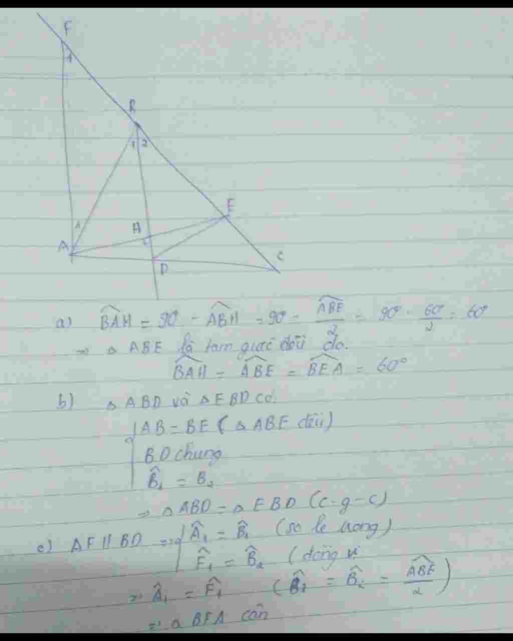 toan lop 7 cho tam giac abc co goc b 60 do ve phan giac bd tu a ke duong thang vuong goc voi bd toan-lop-7-cho-tam-giac-abc-co-goc-b-60-do-ve-phan-giac-bd-tu-a-ke-duong-thang-vuong-goc-voi-bd