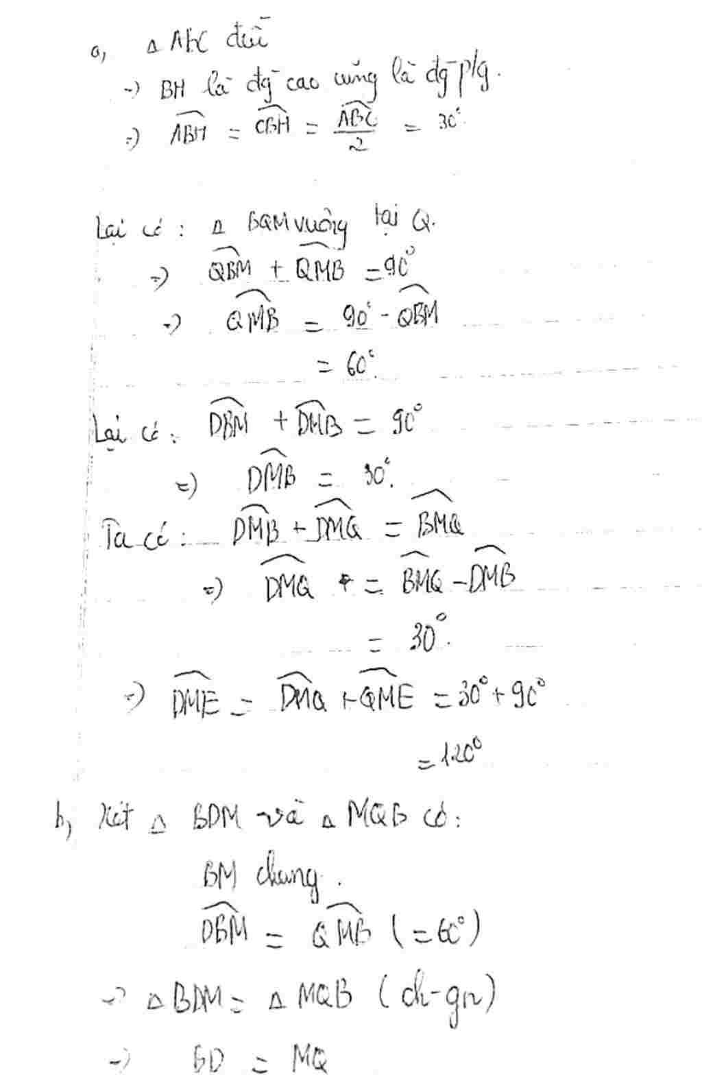 toan-lop-7-cho-tam-giac-abc-deu-m-thuoc-bc-goi-d-va-e-theo-thu-tu-la-hinh-chieu-cua-m-tren-ab-va