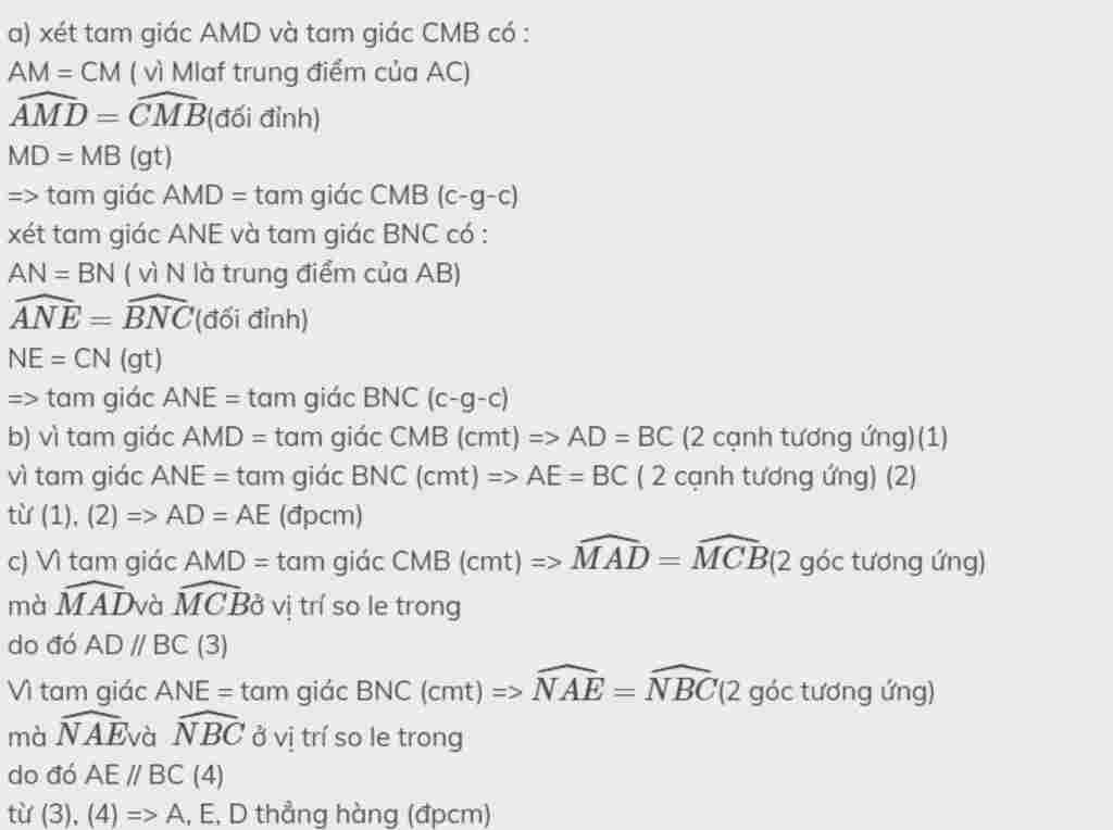 toan-lop-7-cho-tam-giac-abc-m-la-trung-diem-cua-ac-n-la-trung-diem-cua-ab-tren-cac-tia-doi-cua-c