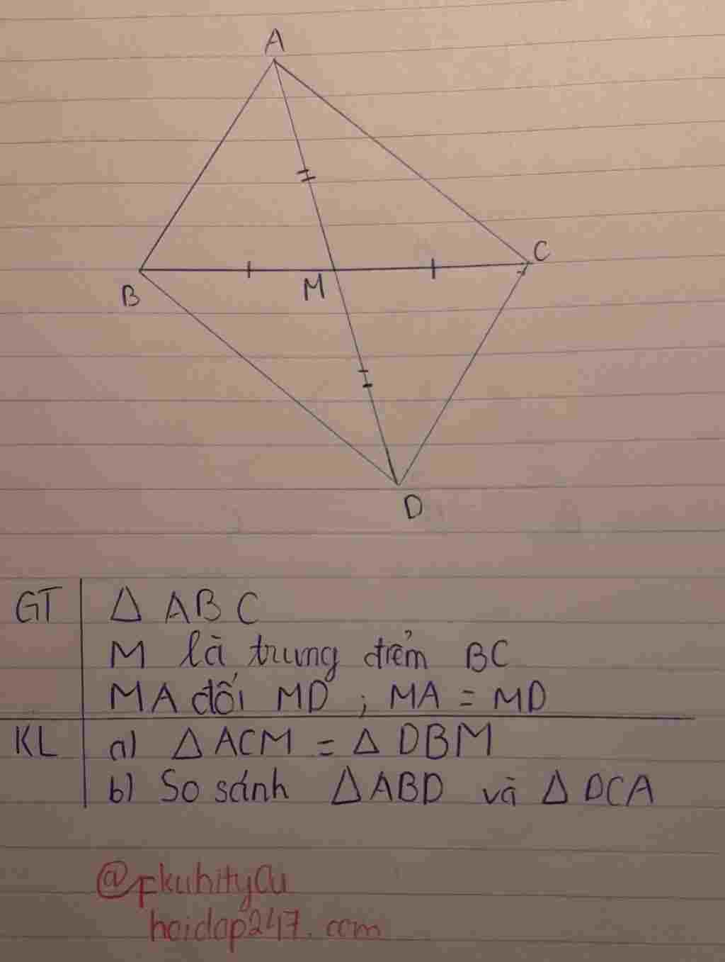 toan-lop-7-cho-tam-giac-abc-m-la-trung-diem-cua-bc-keo-dai-am-lay-diem-d-sao-cho-md-ma-a-cm-tam
