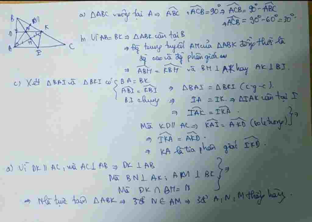 toan-lop-7-cho-tam-giac-abc-vuong-tai-a-ab-ac-tren-canh-bc-lay-diem-k-sao-cho-ab-bk-goi-h-la-tru
