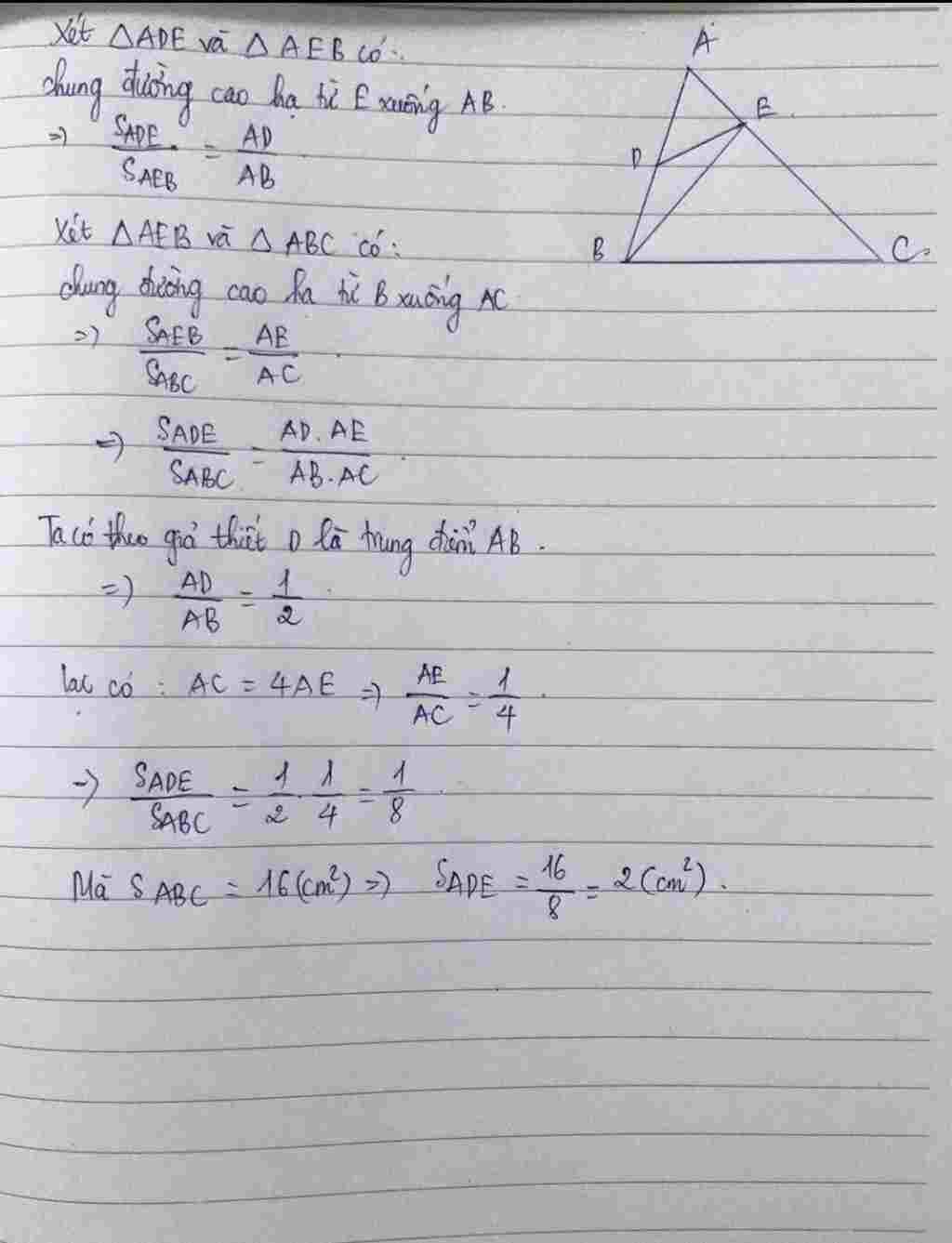 toan-lop-7-cho-tam-giac-abcco-dien-tich-bang-16cm-vuong-d-la-trung-diem-cua-ab-va-tren-ac-lay-e