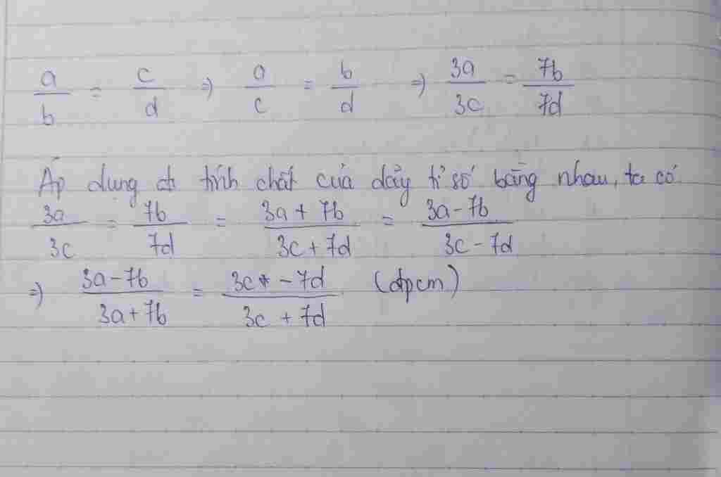 toan-lop-7-cho-ti-le-thuc-a-b-c-d-chung-minh-cac-ti-le-thuc-3a-7b-3a-7b-3c-7d-3c-7d