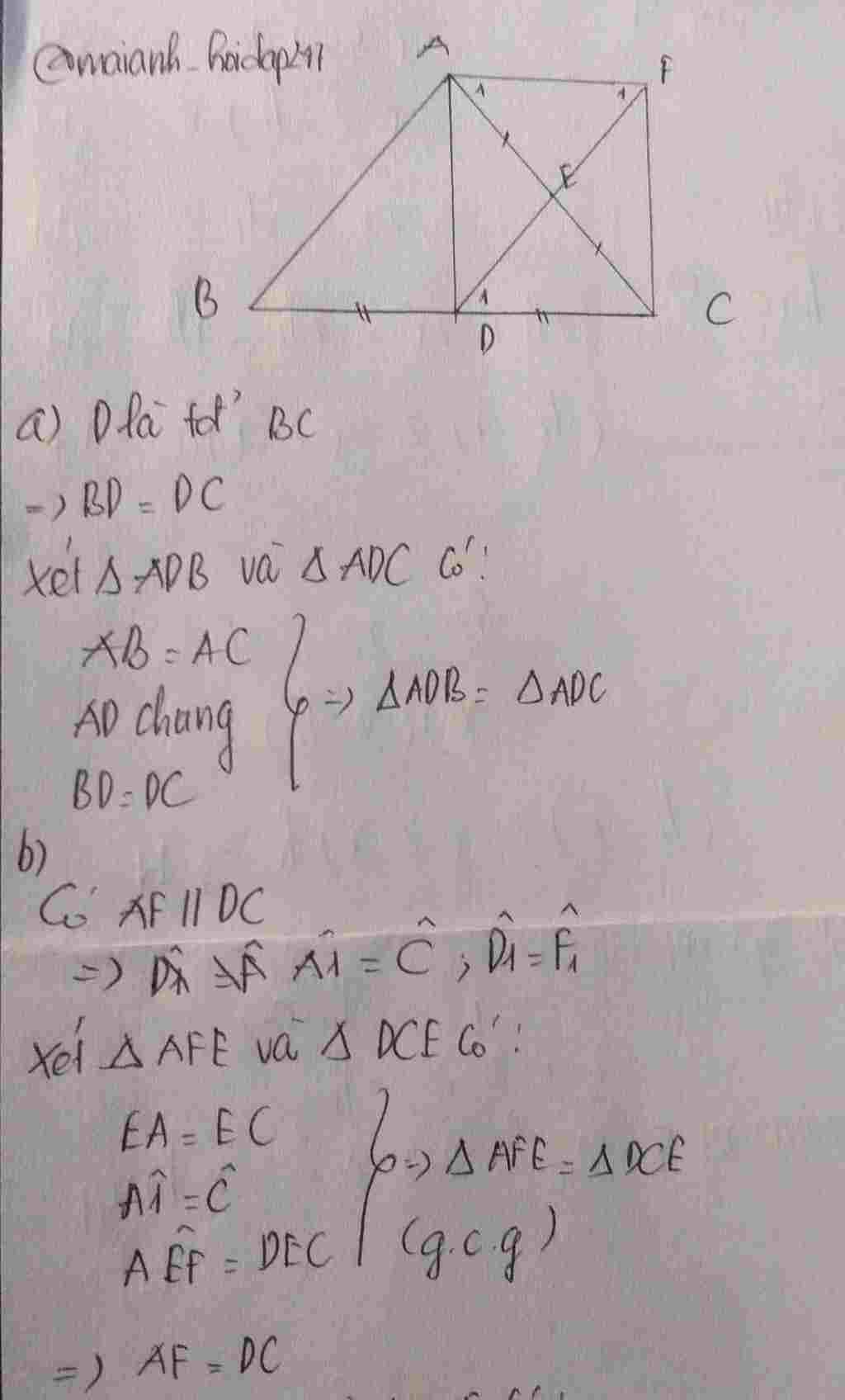 toan-lop-7-ke-hinh-va-giai-giup-mik-nha-cho-tam-giac-abc-co-ab-ad-goi-d-la-trung-diem-canh-bc-a