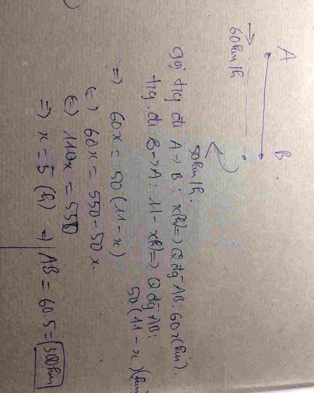 toan-lop-7-mot-o-to-di-tu-a-den-b-voi-van-toc-60km-h-va-tro-ve-a-voi-van-toc-50km-h-ca-di-va-ve