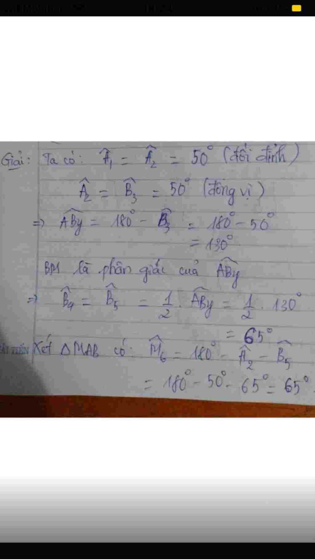 toan-lop-7-trong-hinh-1-cho-biet-yy-tia-bm-la-tia-phan-giac-cua-goc-aby-biet-goc-a1-50do-tinh-go