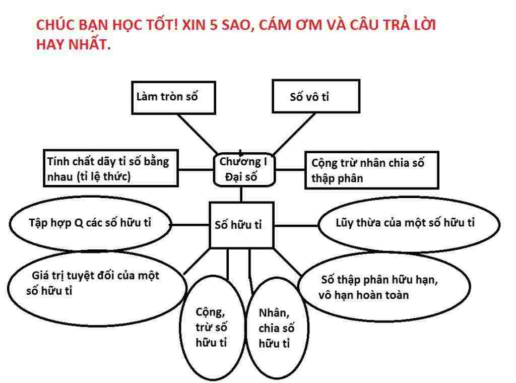 Toán Lớp 7 Vẽ Sơ đồ Tư Duy Hoặc Viết Về Toán đại 7 Chương 1 Viết Lý