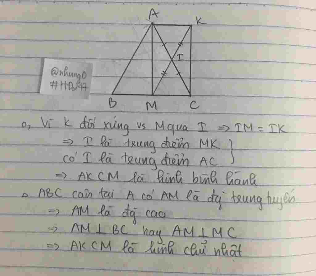 toan-lop-8-bai-1-cho-tam-giac-abc-can-tai-a-duong-trung-tuyen-am-goi-i-la-trung-diem-cua-canh-ac